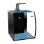 AQUATOP 5 Gallon Vertical Bowfront Glass Aquarium - All-in-One Tank with Filter & LED Light, BFT-05